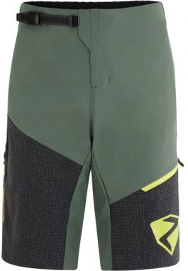Ziener NIBAN Pánske cyklistické šortky, tmavo zelená, veľkosť