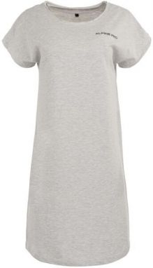 ALPINE PRO EDGERLA Dámske šaty, sivá, veľkosť