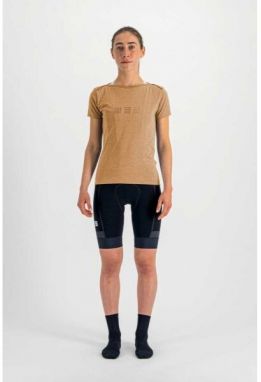 Sportful GIARA W TEE Dámske cyklistické tričko, hnedá, veľkosť