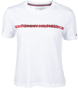 Tommy Hilfiger SS TEE Dámske tričko, biela, veľkosť