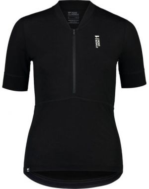 MONS ROYALE CADENCE HALF ZIP Dámsky funkčný cyklistický dres, čierna, veľkosť M