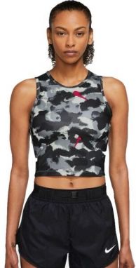 Nike NK DF TANK SSNL NV Dámsky športový top, tmavo sivá, veľkosť