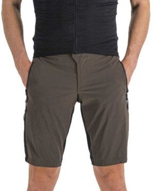 Sportful SUPERGIARA OVERSHORT Pánske cyklistické kraťasy, hnedá, veľkosť XXL