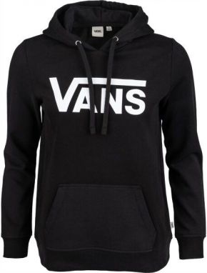 Vans WM DROP V LOGO HOODIE Dámska mikina, čierna, veľkosť