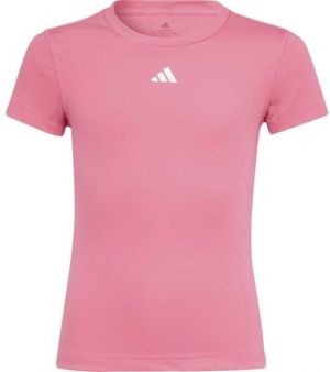 adidas G TF TEE Dievčenské športové tričko, ružová, veľkosť