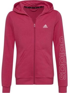 adidas LIN FZ HD Dievčenská mikina, ružová, veľkosť
