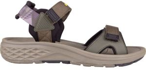 ALPINE PRO JALES Pánske sandále, khaki, veľkosť