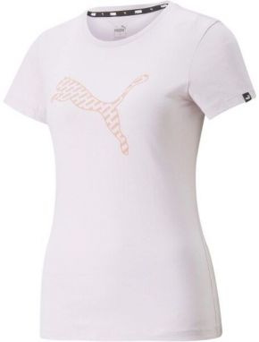 Puma POWER GRAPHIC TEE Dámske športové tričko, ružová, veľkosť