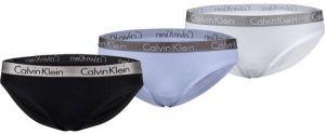 Calvin Klein BIKINI 3PK Dámske nohavičky, čierna, veľkosť
