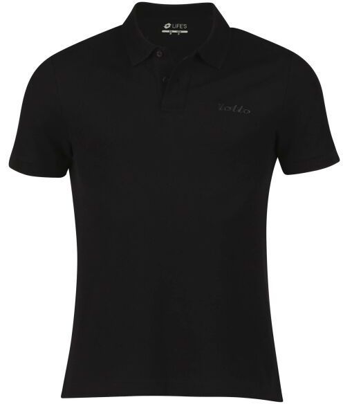 Lotto POLO CAPRI III Pánske tričko polo, čierna, veľkosť