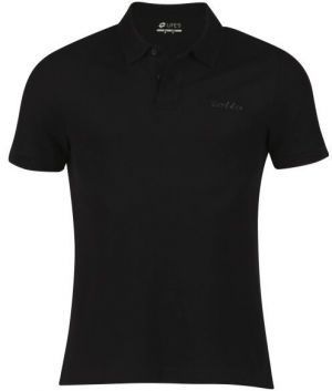 Lotto POLO CAPRI III Pánske tričko polo, čierna, veľkosť