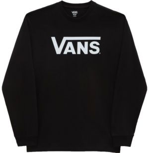 Vans CLASSIC Pánske tričko s dlhým rukávom, čierna, veľkosť