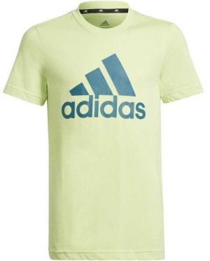 adidas BL T Chlapčenské tričko, svetlo zelená, veľkosť
