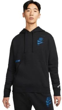 Nike M NSW SPE+BB PO HOODIE MF Pánska mikina, čierna, veľkosť