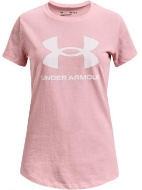 Under Armour LIVE SPORTSTYLE GRAPHIC SS Dievčenské tričko, ružová, veľkosť