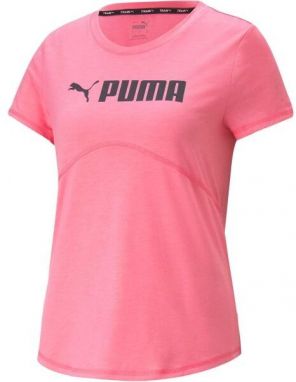 Puma FIT HEATHER TEE Dámske tričko, ružová, veľkosť