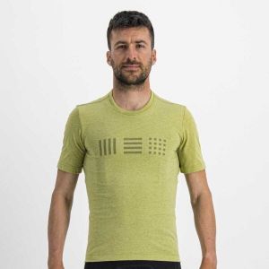 Sportful GIARA TEE Pánske cyklistické tričko, svetlo zelená, veľkosť