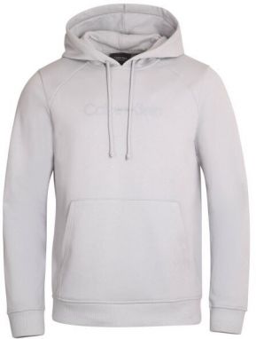 Calvin Klein PULLOVER HOODY Pánska mikina, sivá, veľkosť