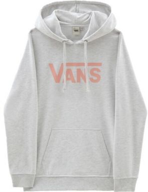 Vans WM DROP V LOGO HOODIE Dámska mikina, sivá, veľkosť