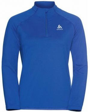 Odlo MIDLAYER 1/2 ZIP CARVE LIGHT Dámska funkčná mikina, modrá, veľkosť