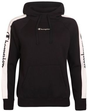 Champion HOODED SWEATSHIRT Dámska mikina, čierna, veľkosť