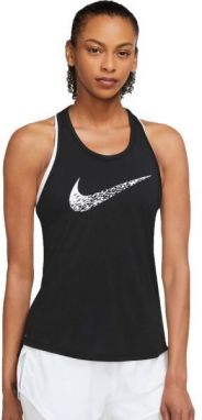 Nike W NK SWOOSH RUN TANK Dámske športové tielko, čierna, veľkosť