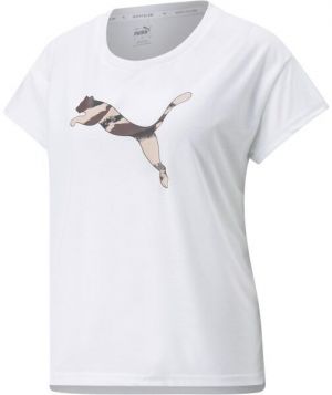 Puma MODERN SPORTS TEE Dámske tričko, biela, veľkosť