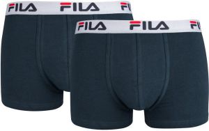 Fila MAN BOXERS 2 PACK Pánske boxerky, tmavo modrá, veľkosť XXL