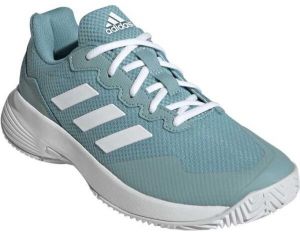 adidas GAMECOURT 2 W Dámska tenisová obuv, tyrkysová, veľkosť 40 2/3