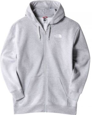 The North Face W OPEN GATE FULL ZIP HOODIE Dámska mikina, sivá, veľkosť