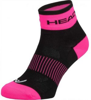 Head SOCKS YELLOW Cyklistické ponožky, čierna, veľkosť 40-42