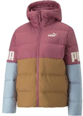 Puma PUMA POWER HOODED DOWN Dámska bunda, hnedá, veľkosť