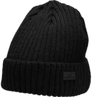 4F WINTER CAP Pánska zimná čiapka, čierna, veľkosť