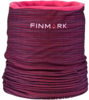 Finmark FSW-207 Dámska multifunkčná šatka s flísom, ružová, veľkosť