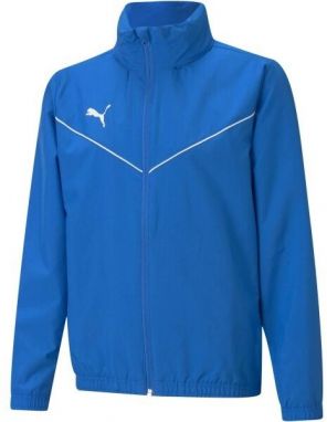 Puma TEAMRISE ALL WEATHER JKT JR Chlapčenská bunda, modrá, veľkosť