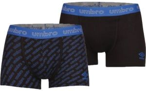 Umbro BOXER SHORT 2PACK Pánske boxerky, čierna, veľkosť