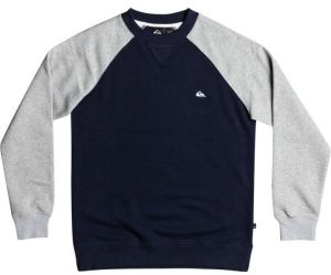 Quiksilver EVERYDAY CREW Pánska mikina, tmavo modrá, veľkosť