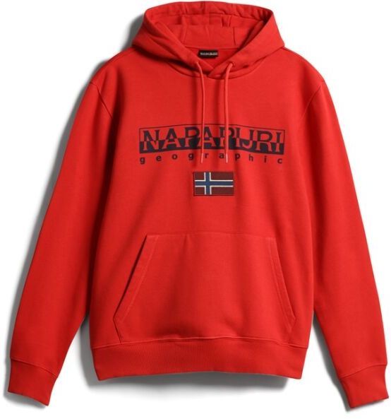 Napapijri B-AYAS H 1 Pánska mikina, červená, veľkosť