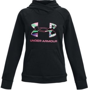 Under Armour RIVAL FLEECE BL HOODIE Dievčenská mikina, čierna, veľkosť