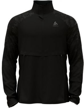 Odlo ZEROWEIGHT PROWARM REFLECT JACKET Pánska bežecká bunda, čierna, veľkosť