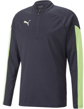 Puma INDIVIDUALFINAL 1/4 ZIP TOP Pánska mikina, sivá, veľkosť