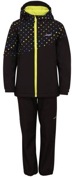 Lewro WISDOM Detský softshellový set, čierna, veľkosť 128-134