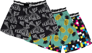 Horsefeathers FRAZIER 3PACK BOXER SHORTS Pánske boxerky, mix, veľkosť