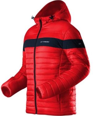 TRIMM CREDIT Pánska prešívaná bunda, červená, veľkosť