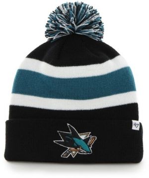 47 NHL SAN JOSE SHARKS BREAKAWAY CUFF KNIT Zimná čiapka, čierna, veľkosť