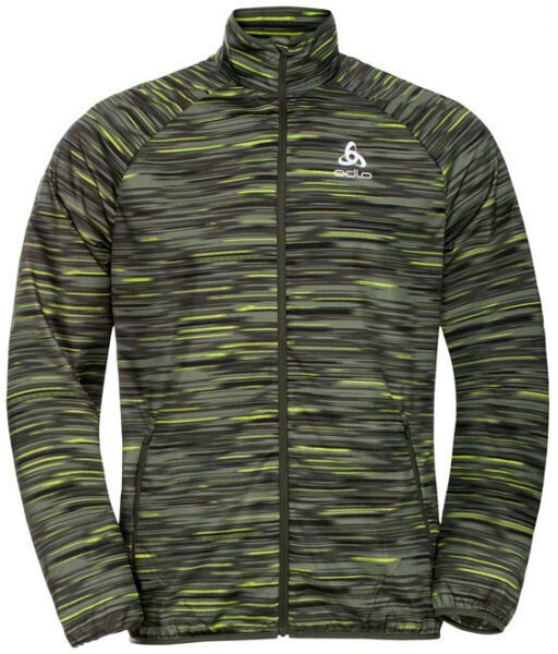 Odlo ESSENTIAL LIGHT PRINT Pánska bunda, zelená, veľkosť