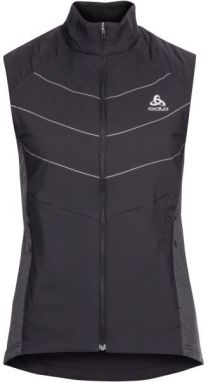 Odlo W RUN EASY S-THERMIC VEST Dámska bežecká vesta, čierna, veľkosť