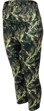 Fitforce JAKI Dámske 3/4 fitness legíny, zelená, veľkosť M