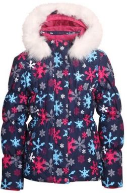 Lewro SISSY Dievčenská zimná bunda, tmavo modrá, veľkosť 164-170