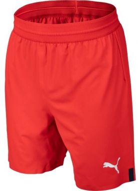 Puma SKS HOME SHORTS PROMO Pánske futbalové šortky, červená, veľkosť